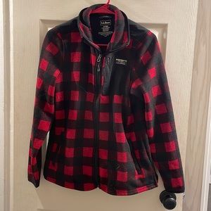 LL Bean Buffalo plaid jacket